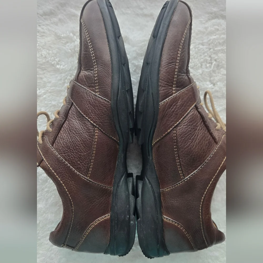 Clarks Rich Brown Leather Derbys